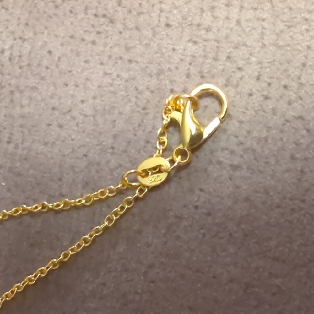 Dior Gold And Tiffany Blue Charm On Gold Chain- Repurposed - Picture 4 of 5